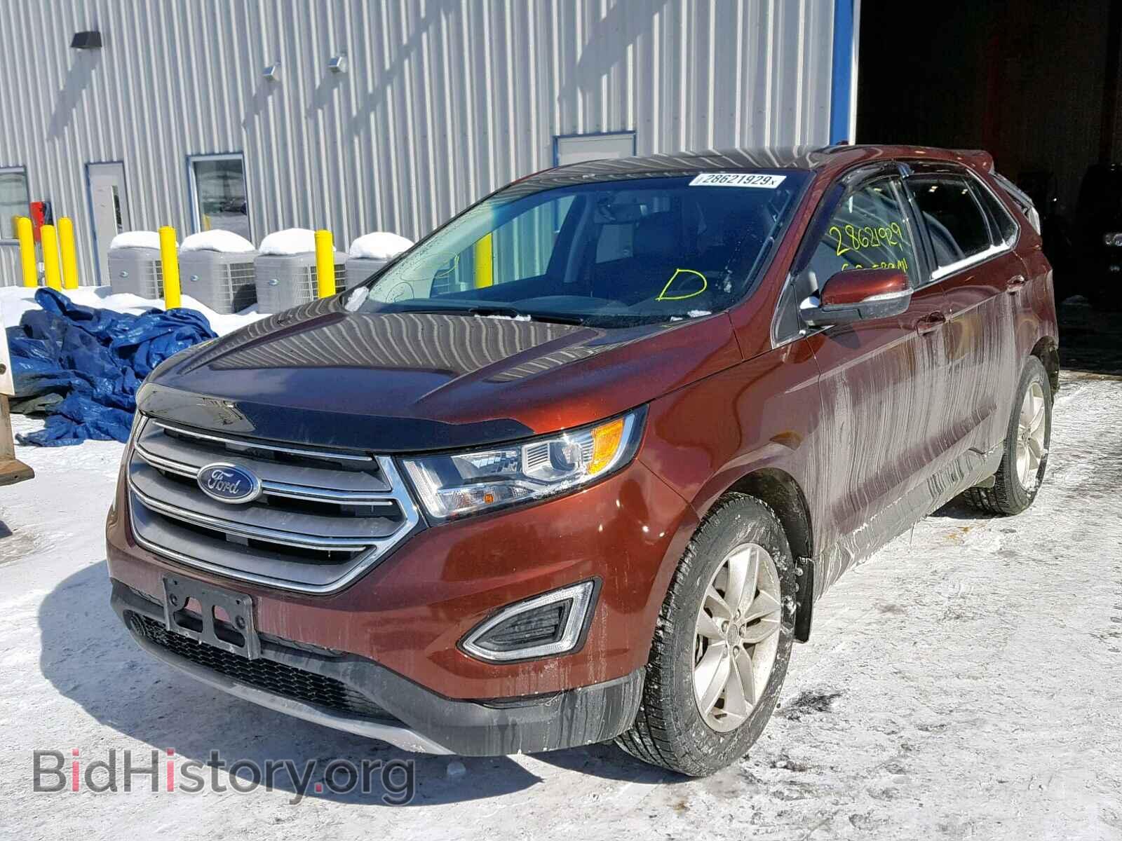 2015 FORD EDGE SEL - VIN: 2FMTK4J97FBB90104 - Фото 2