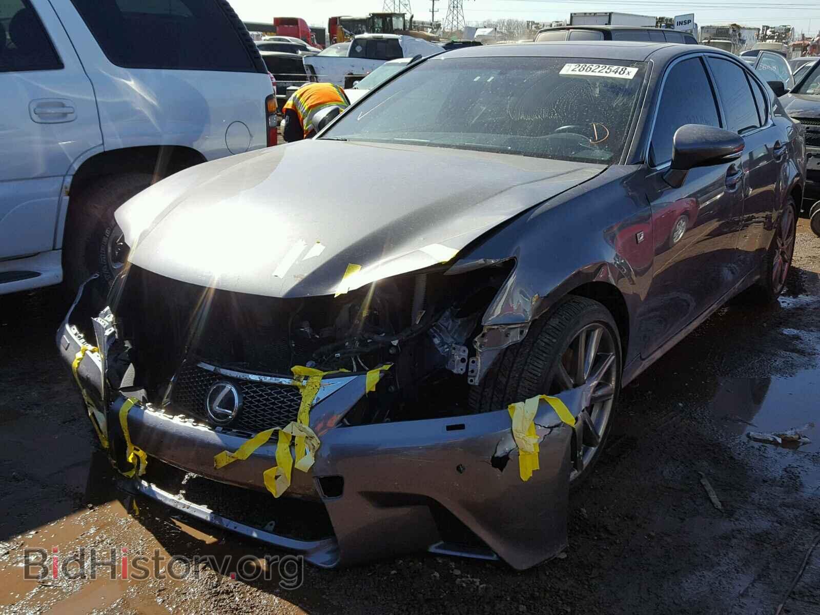 2013 LEXUS GS350 - VIN: JTHCE1BL9D5004535 - Фото 2