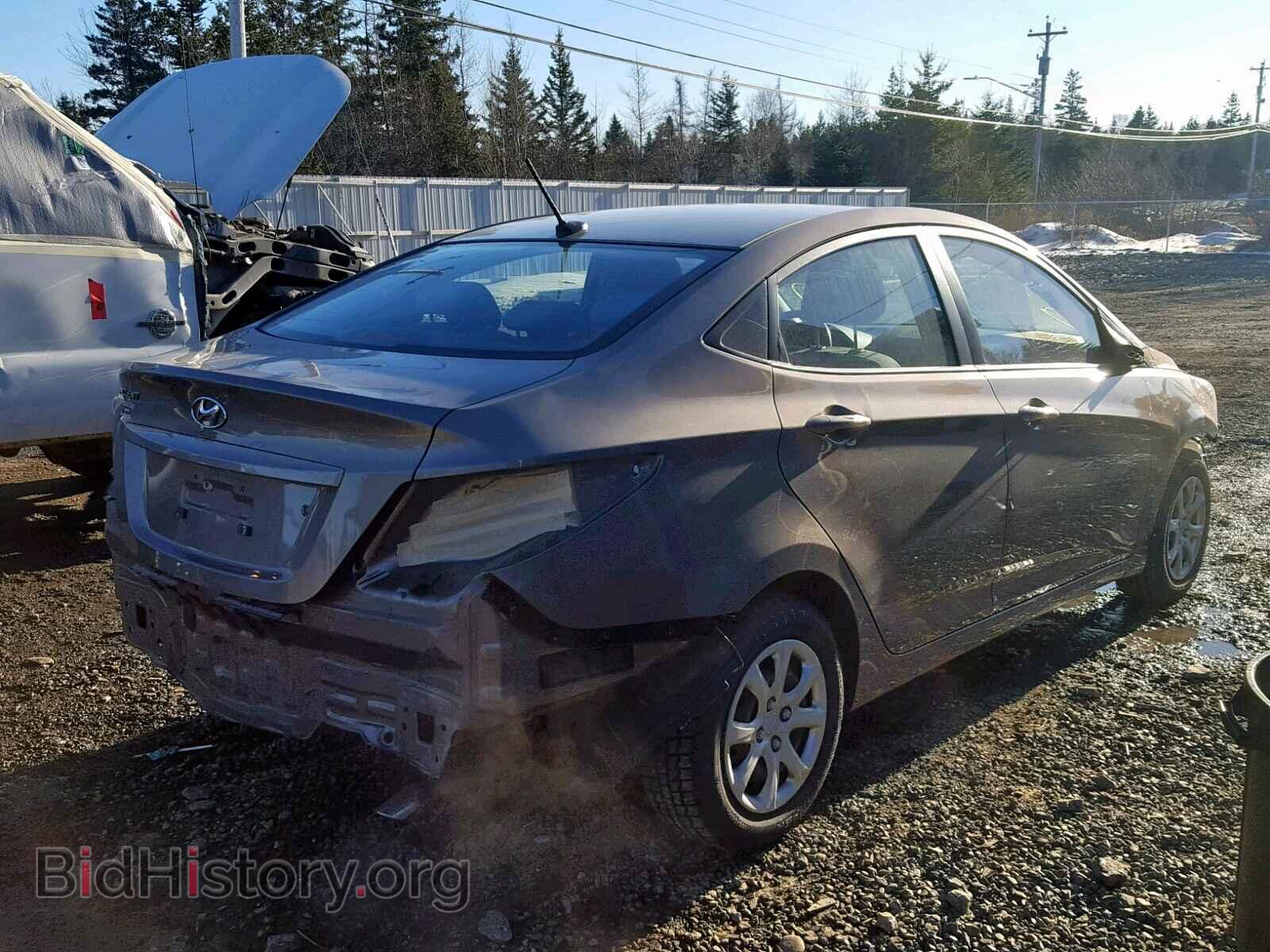 2014 HYUNDAI ACCENT - VIN: KMHCT4AE4EU673486 - Фото 4