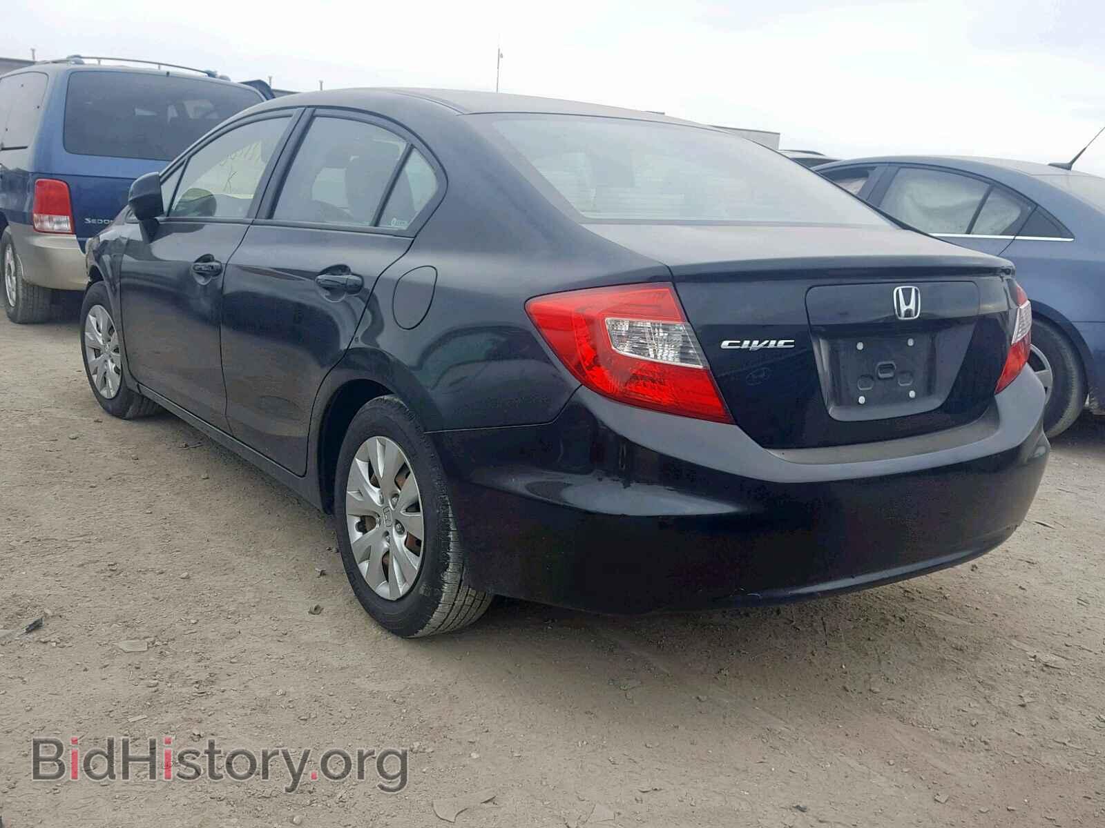 2012 HONDA CIVIC LX - VIN: 19XFB2F53CE063737 - Фото 3