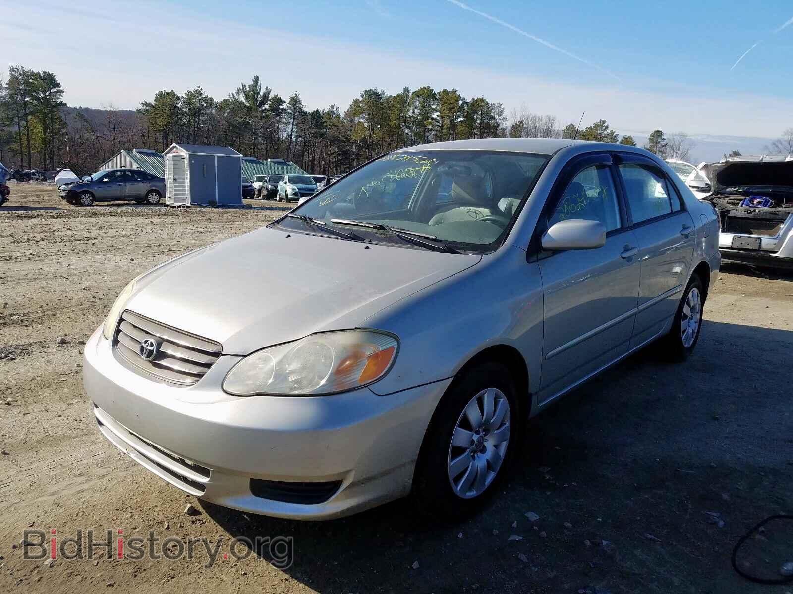 2003 TOYOTA COROLLA - VIN: 2T1BR32E33C118627 - Фото 2