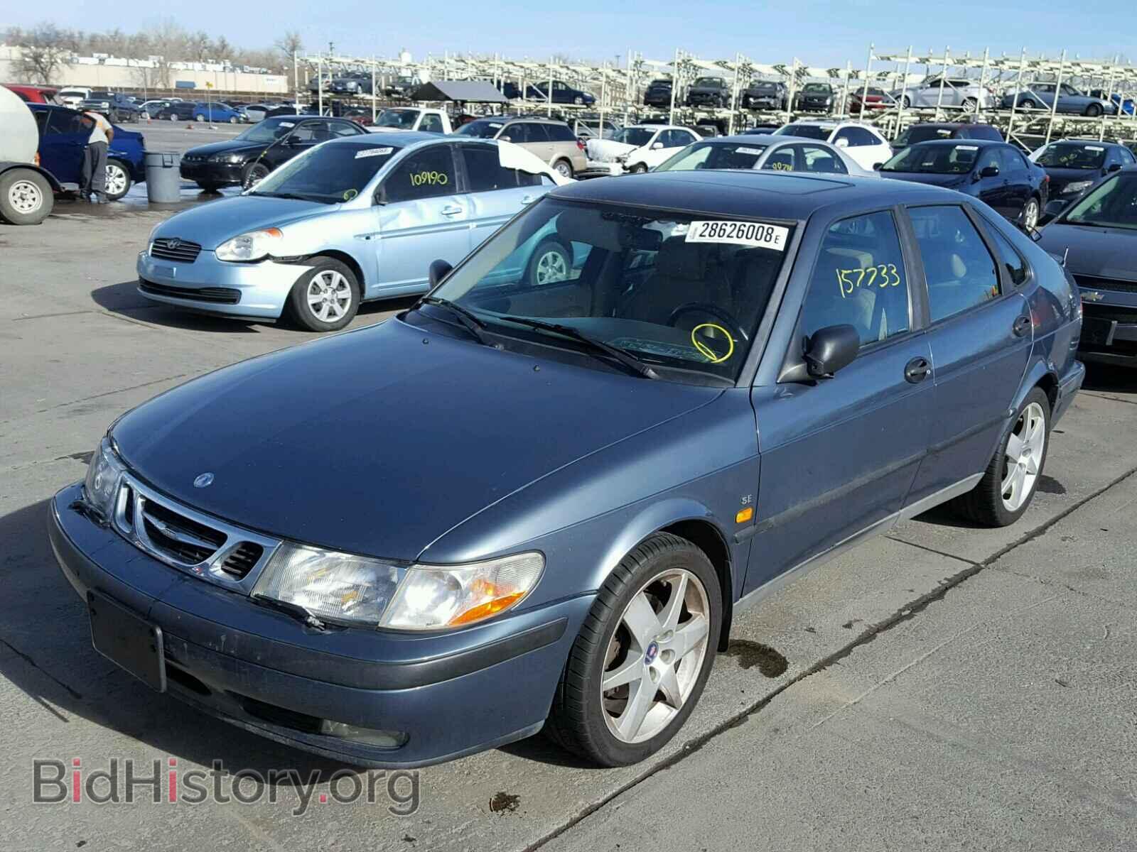 1999 SAAB 9 3 - VIN: YS3DF55P0X2078711 - Фото 2