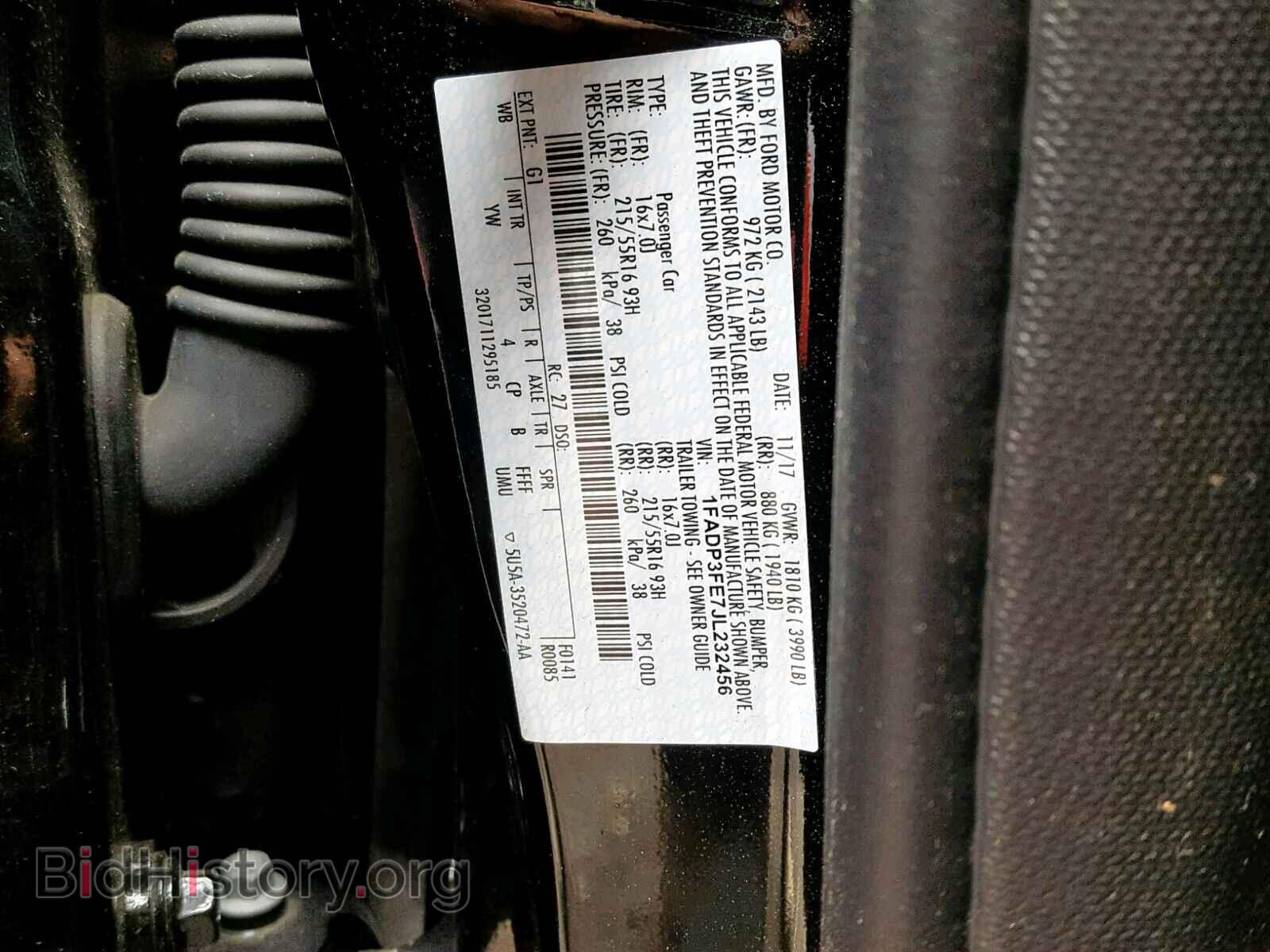 2018 FORD FOCUS SE - VIN: 1FADP3FE7JL232456 - Фото 10