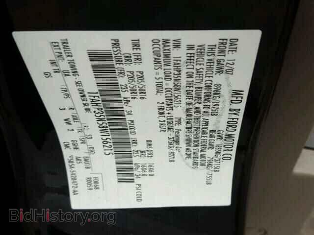 2008 FORD FOCUS - VIN: 1FAHP35N58W156215 - Photo 10
