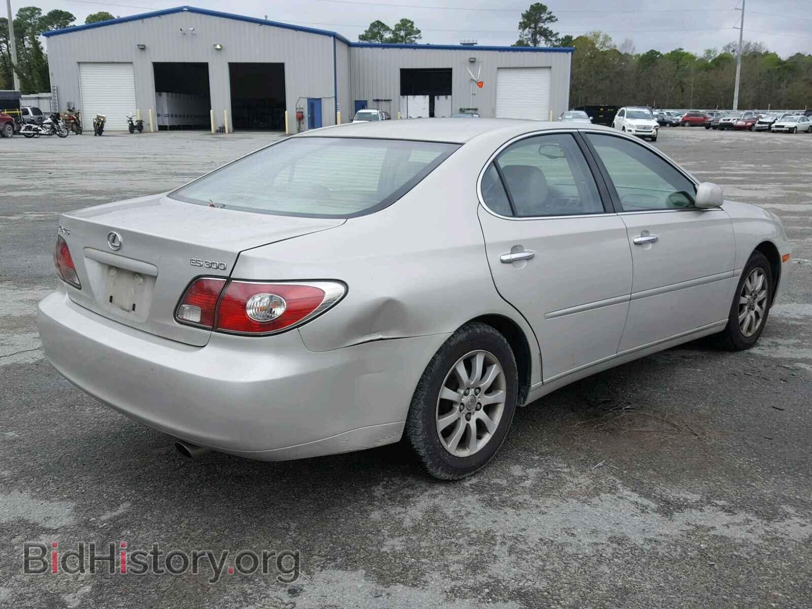 2003 LEXUS ES300 - VIN: JTHBF30G736009395 - Фото 4