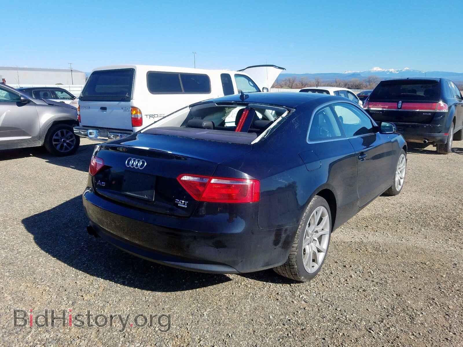 2012 AUDI A5 - VIN: WAUCFAFRXCA025829 - Фото 4