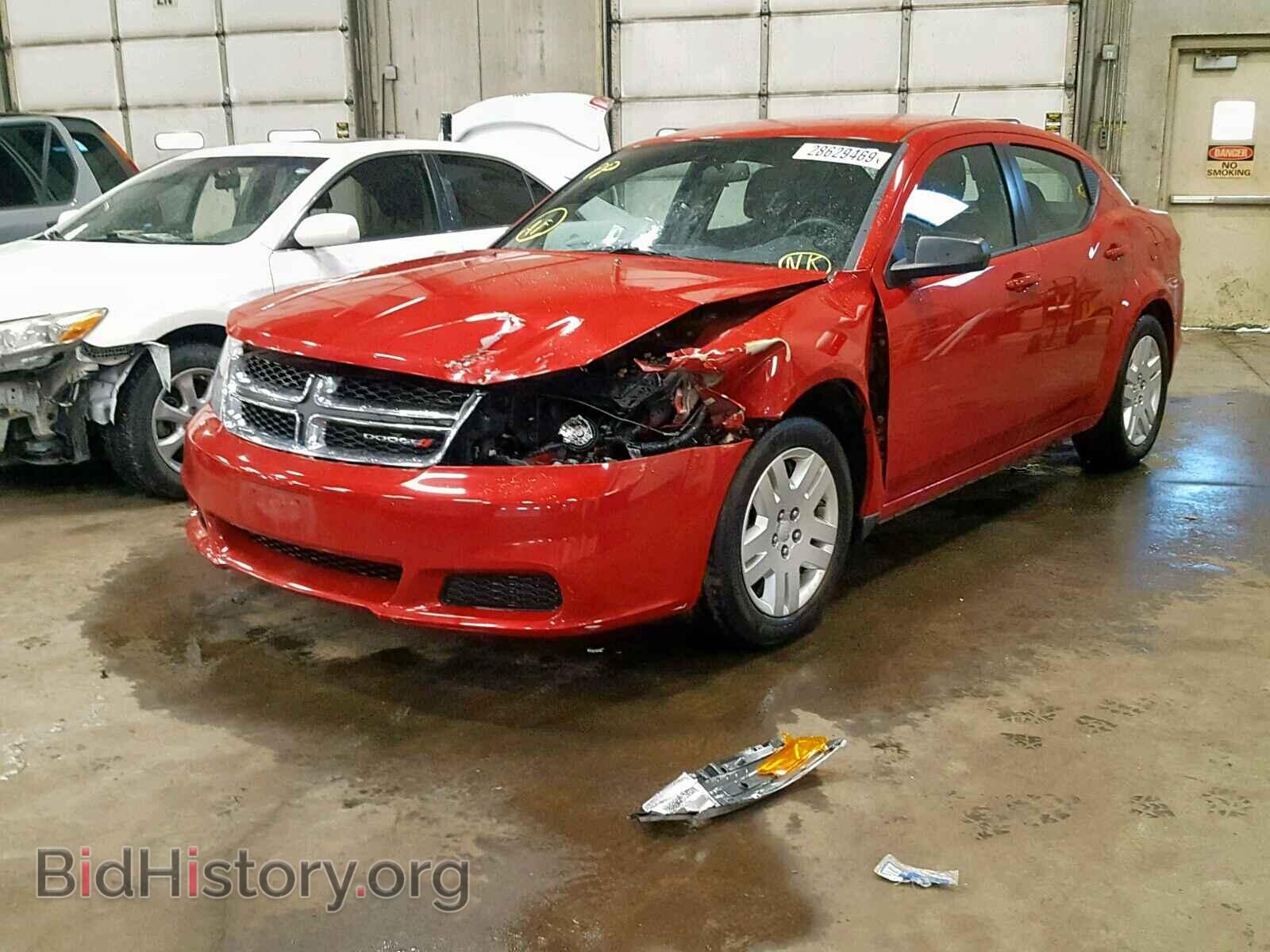 2013 DODGE AVENGER - VIN: 1C3CDZAB9DN547531 - Фото 2