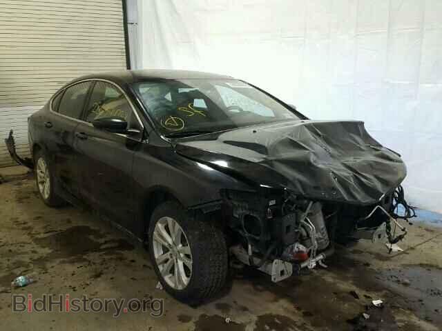 2015 Chrysler 200 200 Limite (VIN 1C3CCCAB5FN758096) — фото 1 из 10, Copart, повреждение: передняя часть