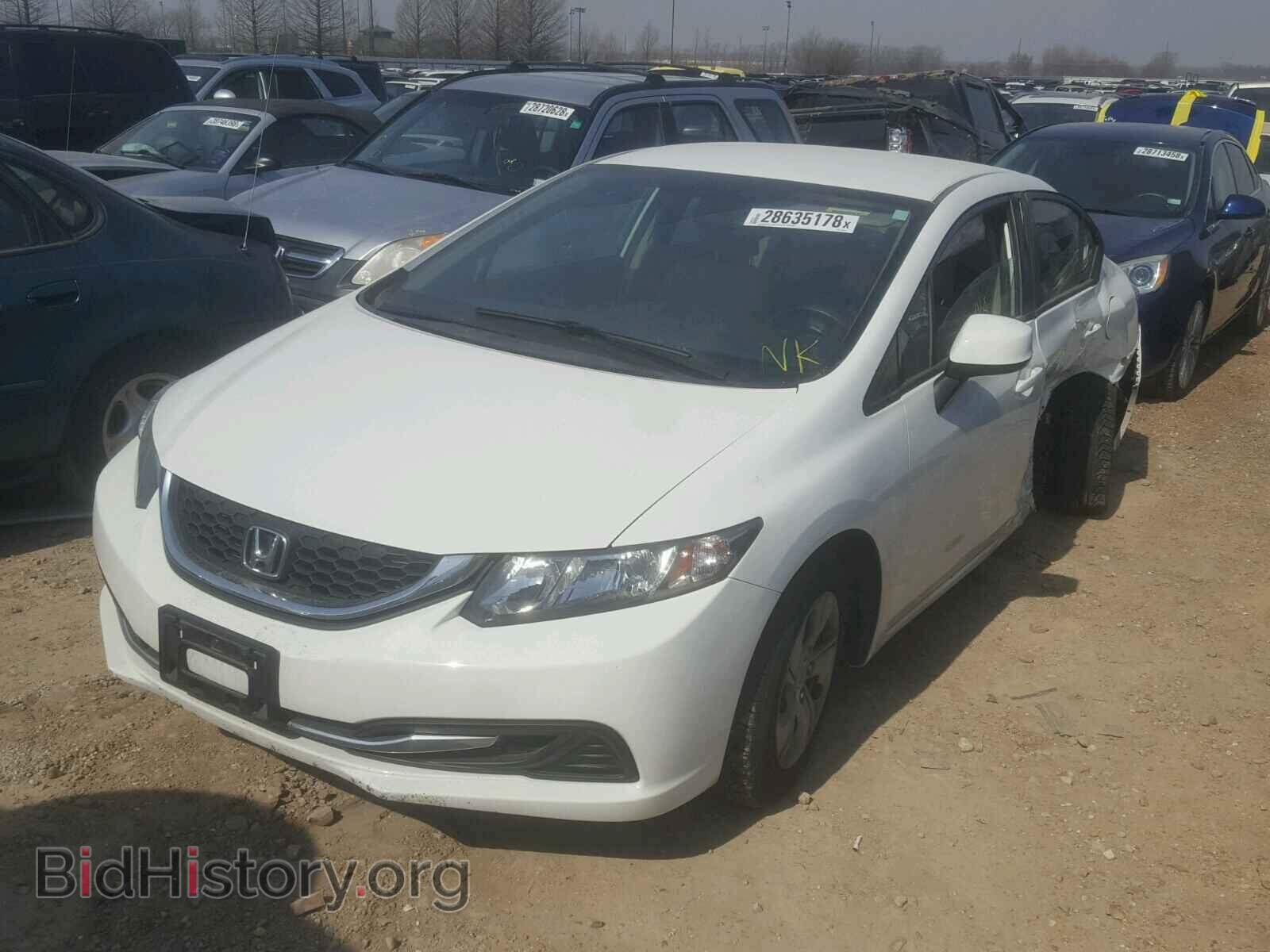 2013 HONDA CIVIC - VIN: 2HGFB2F54DH537332 - Photo 2