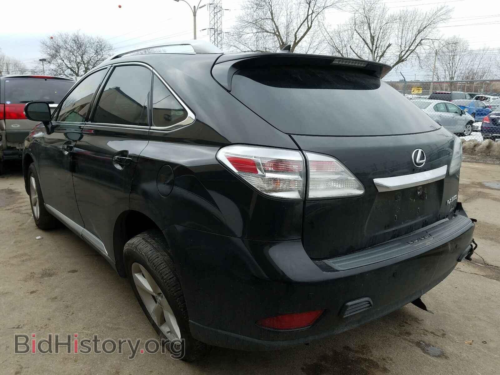 2012 LEXUS RX350 - VIN: 2T2BK1BA1CC125058 - Фото 3