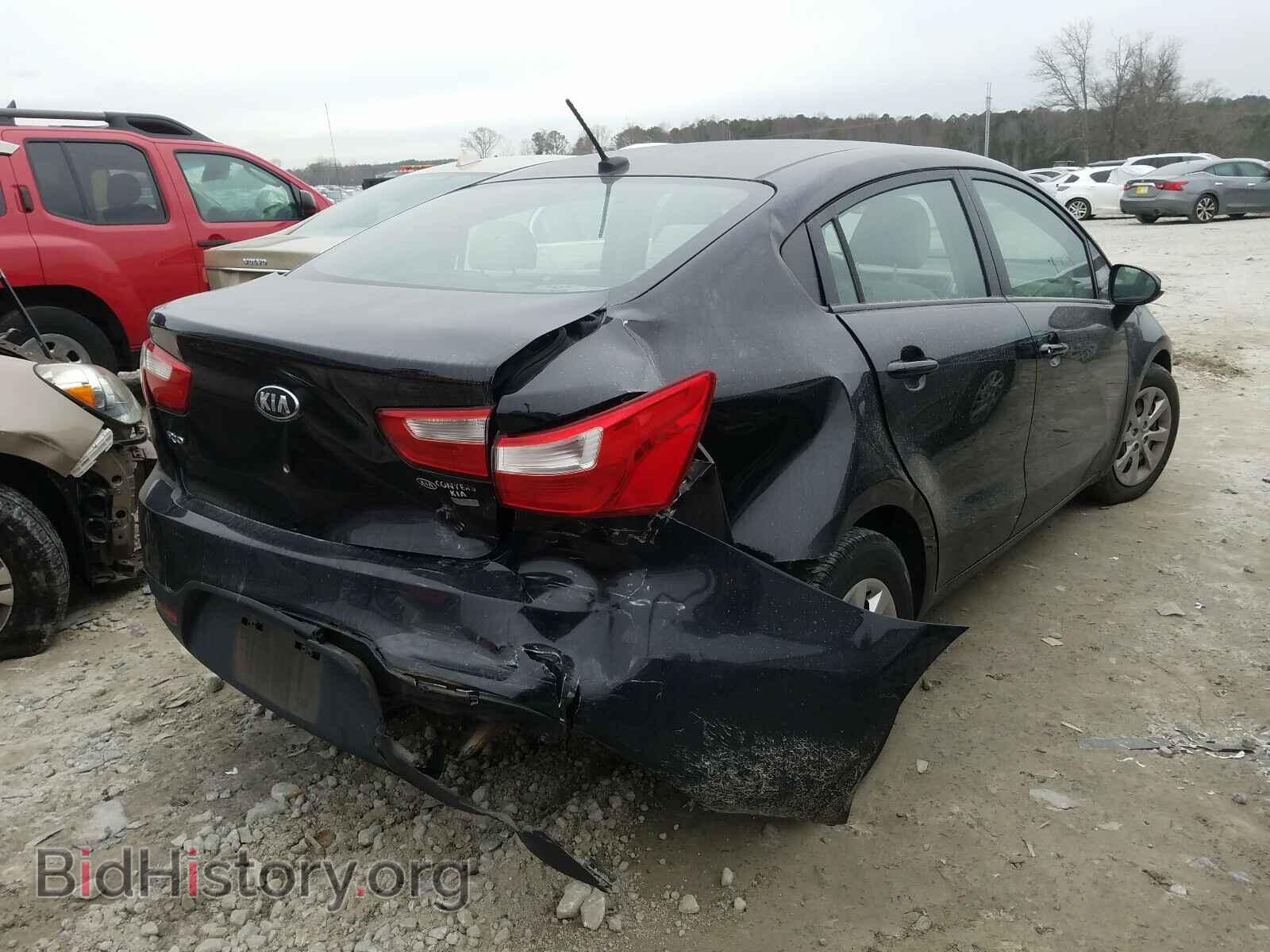 2013 KIA RIO - VIN: KNADM4A3XD6247385 - Фото 4