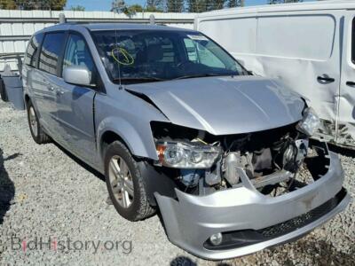 2011 Dodge CARAVAN Grand Cara, silver — VIN 2D4RN5DG6BR629108, Copart