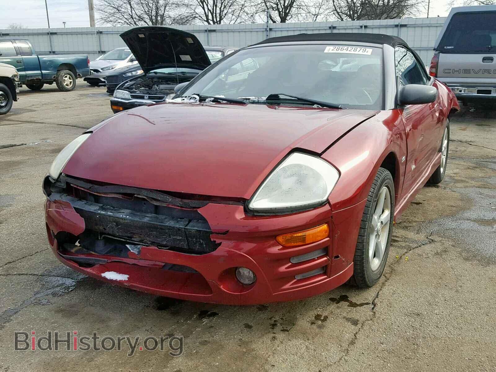 2003 MITSUBISHI ECLIPSE - VIN: 4A3AE75H93E015906 - Фото 2
