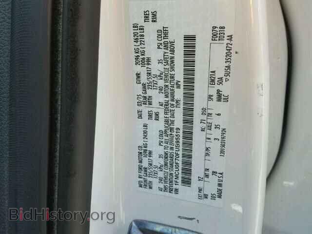2015 FORD ESCAPE - VIN: 1FMCU0F70FUB95519 - Photo 10