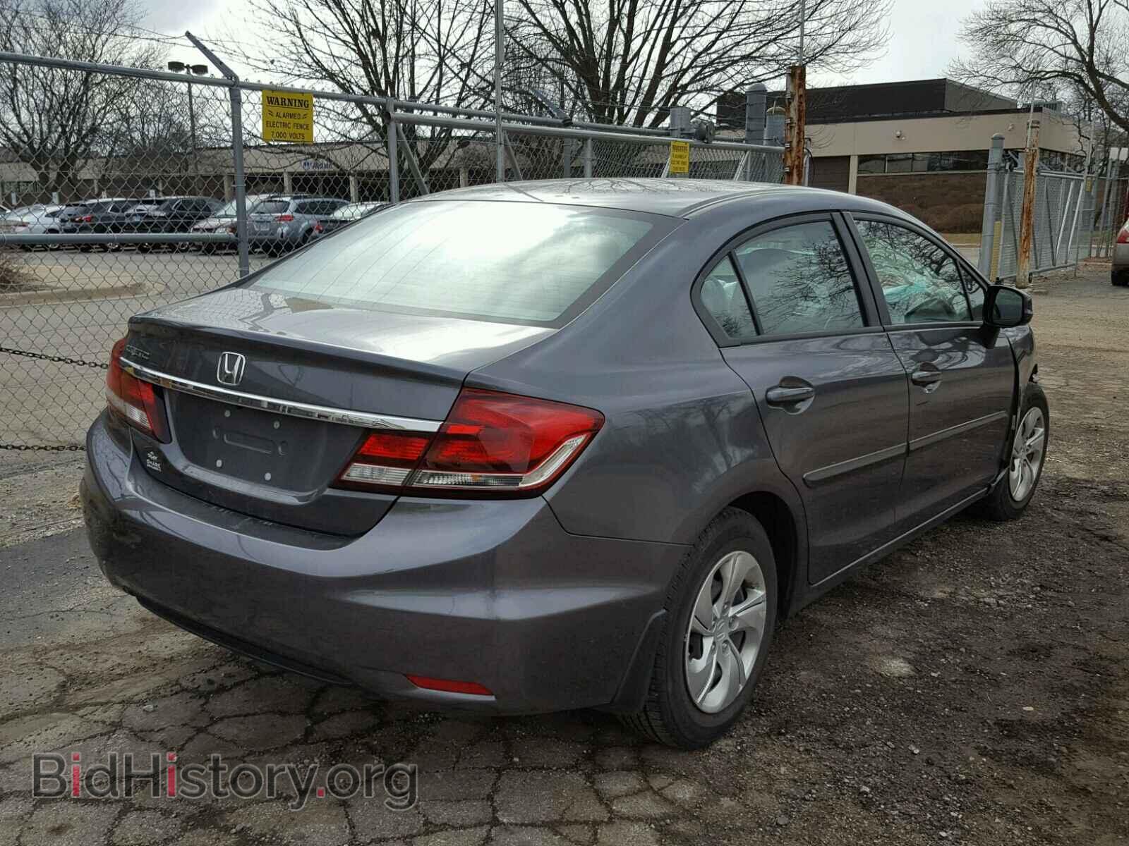 2013 HONDA CIVIC - VIN: 19XFB2F54DE060105 - Фото 4