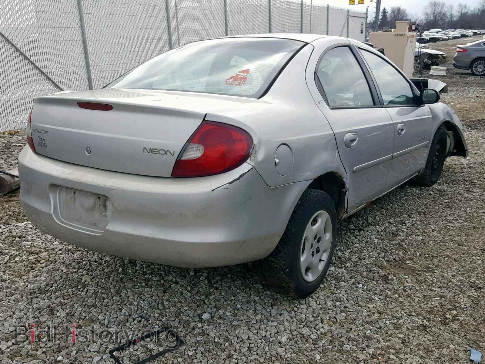 2001 DODGE NEON - VIN: 1B3ES46C21D100802 - Фото 4