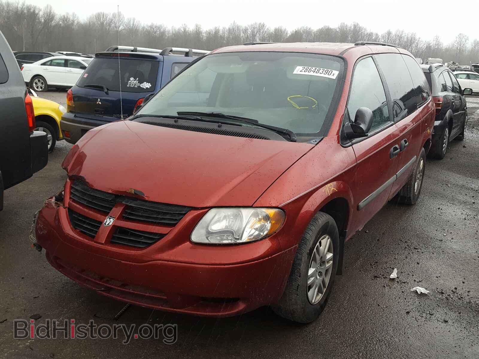 2007 DODGE CARAVAN - VIN: 1D4GP24R77B255082 - Фото 2
