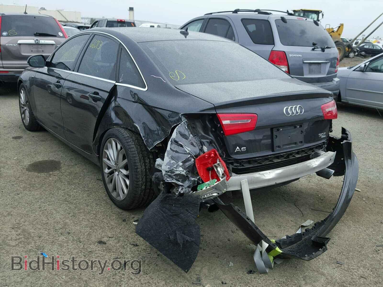 2012 AUDI A6 - VIN: WAUGGAFC5CN122066 - Фото 3