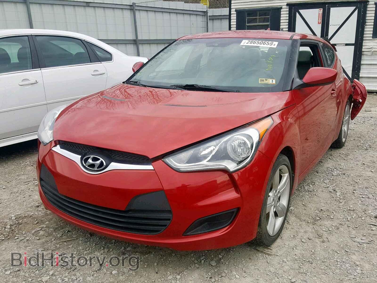 2013 HYUNDAI VELOSTER - VIN: KMHTC6AD6DU171533 - Фото 2