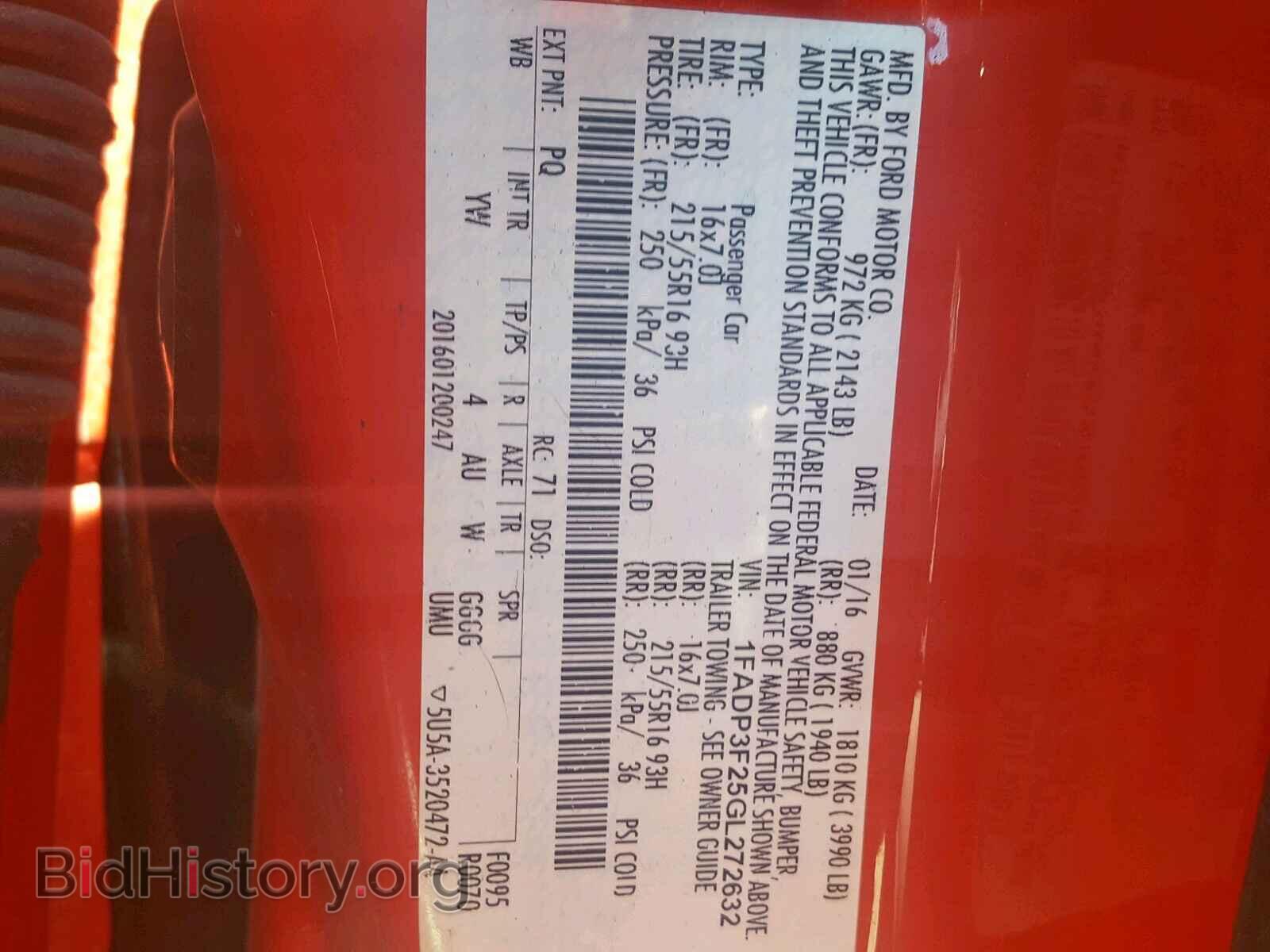 2016 FORD FOCUS SE - VIN: 1FADP3F25GL272632 - Фото 10
