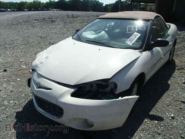 2001 CHRYSLER SEBRING - VIN: 1C3EL55U21N732290 - Фото 2