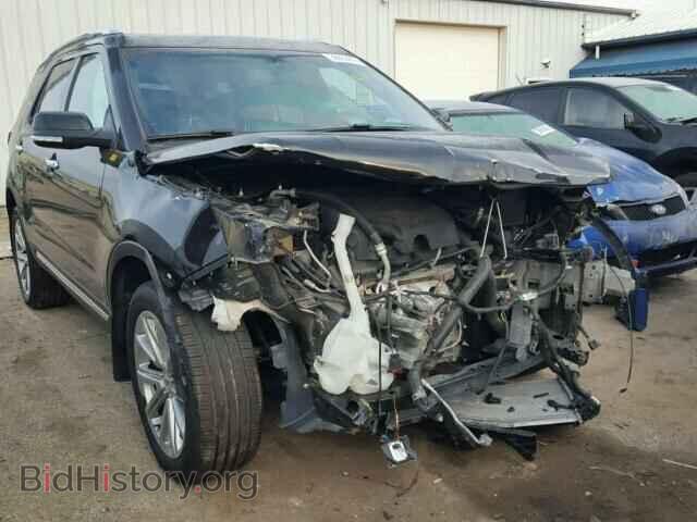 2016 Ford EXPLORER Explorer L (VIN 1FM5K8F87GGA44540) — photo 1 of 10, Copart, damage: front end