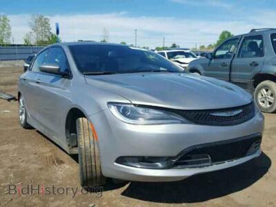 2015 Chrysler 200 200 S, серый — VIN 1C3CCCBB4FN734600, Copart