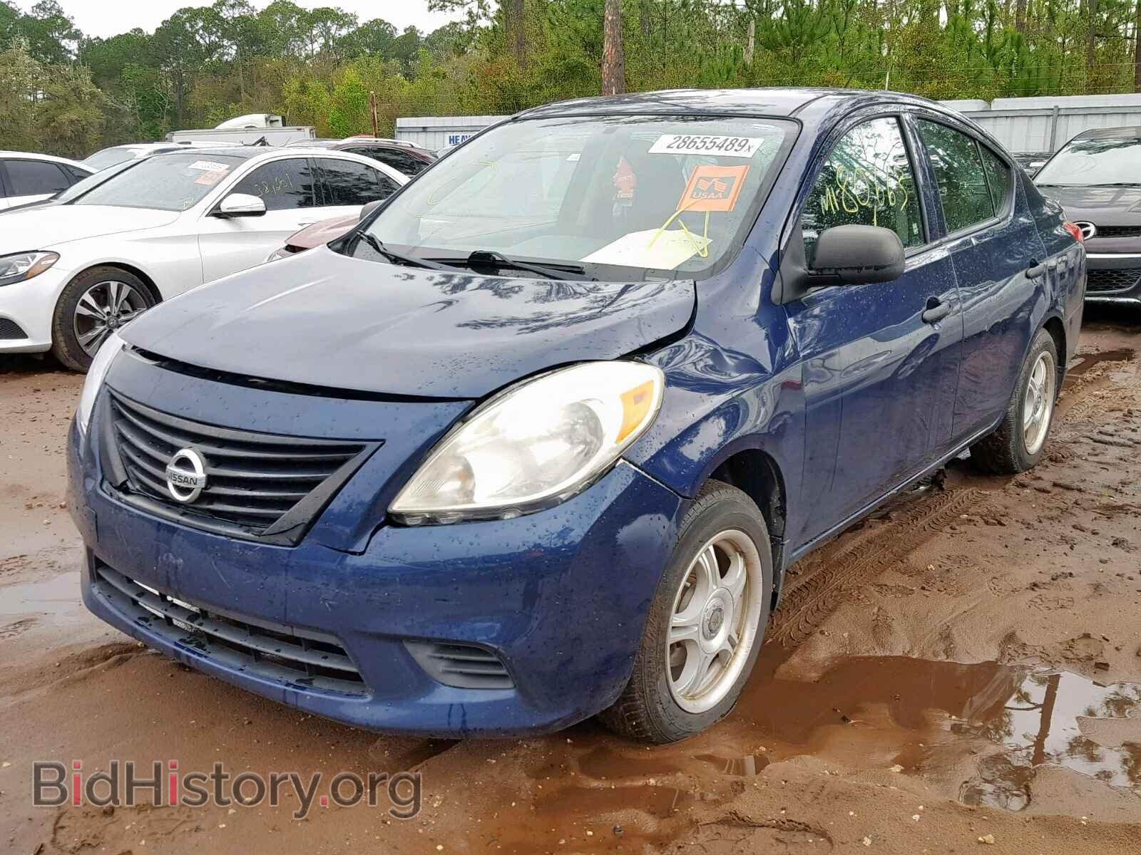 2012 NISSAN VERSA - VIN: 3N1CN7AP9CL845877 - Фото 2