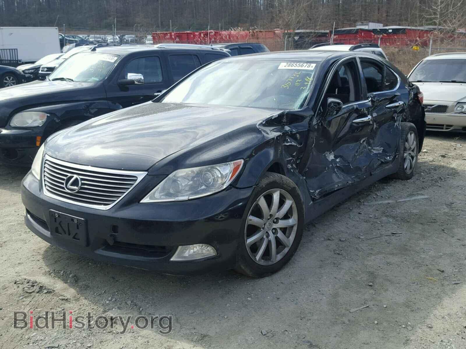 2007 LEXUS LS460 - VIN: JTHBL46F875034475 - Фото 2