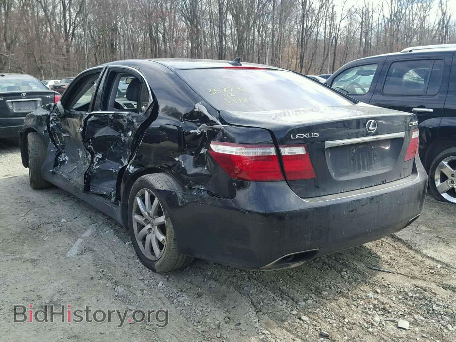 2007 LEXUS LS460 - VIN: JTHBL46F875034475 - Фото 3