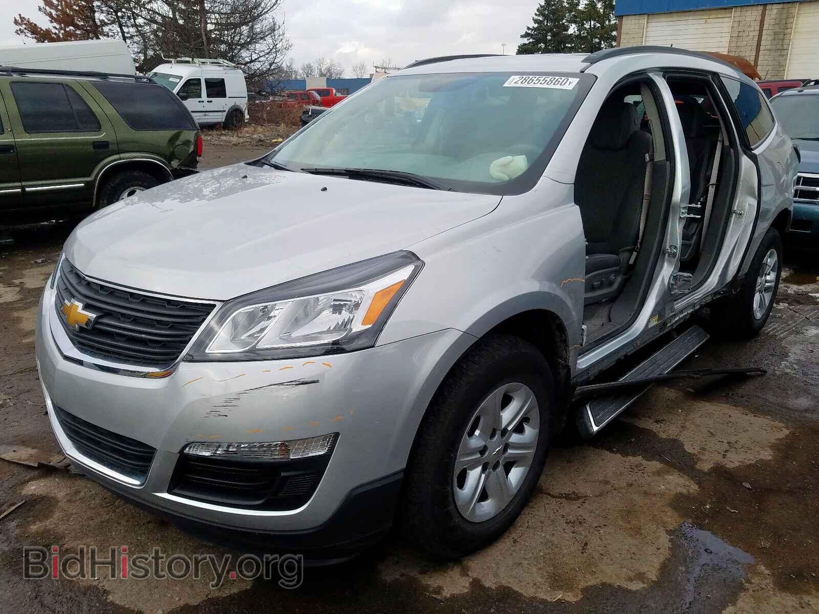 2013 CHEVROLET TRAVERSE - VIN: 1GNKRFKD9DJ112840 - Фото 2