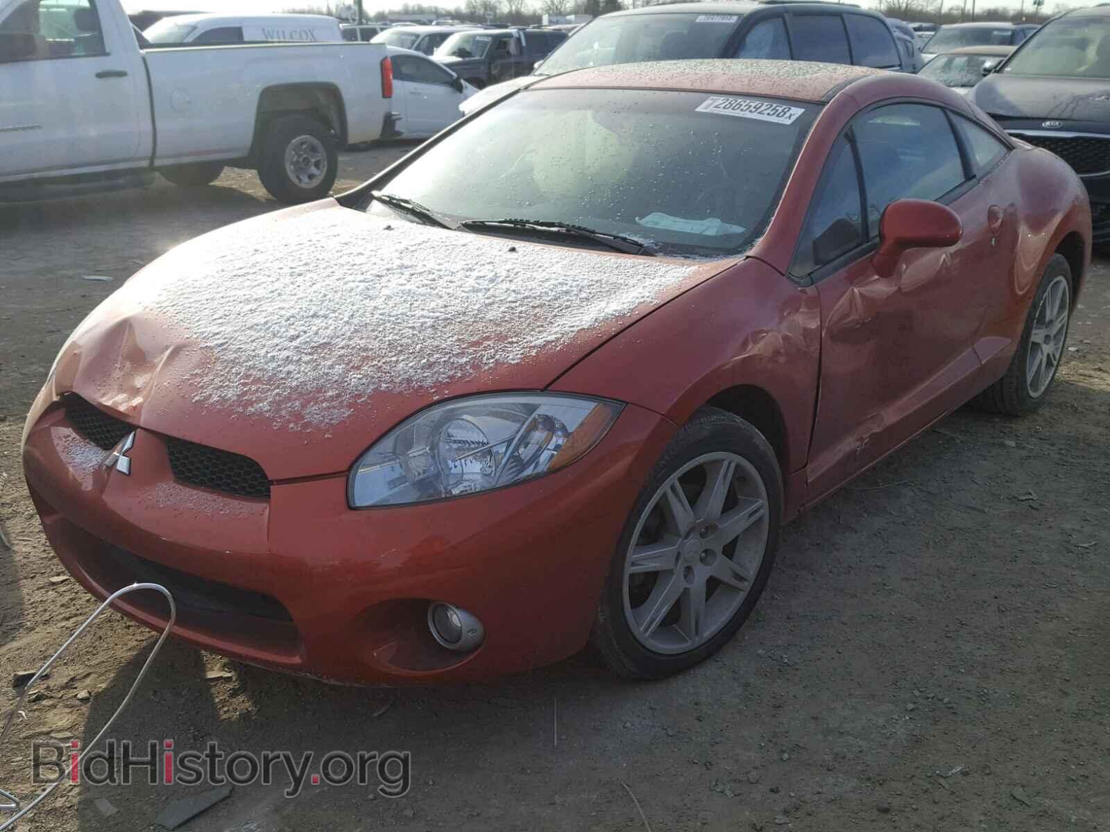 2006 MITSUBISHI ECLIPSE - VIN: 4A3AK34T56E009077 - Фото 2