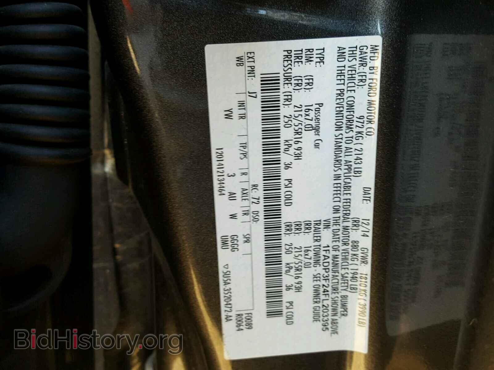 2015 FORD FOCUS - VIN: 1FADP3F24FL203395 - Фото 10