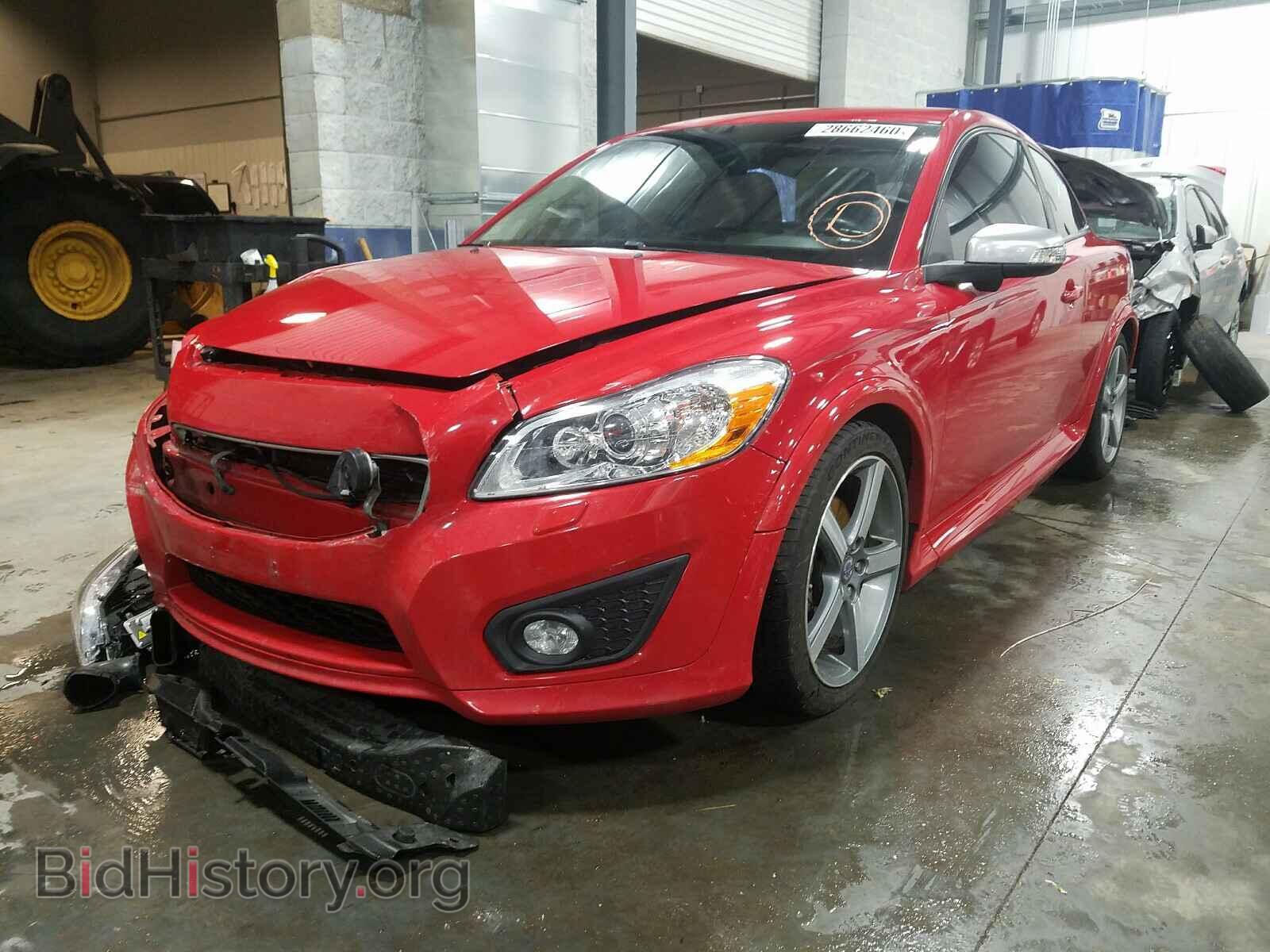 2012 VOLVO C30 - VIN: YV1672MK6C2277204 - Фото 2