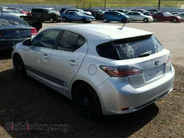2012 LEXUS CT 200 - VIN: JTHKD5BH9C2051307 - Фото 3