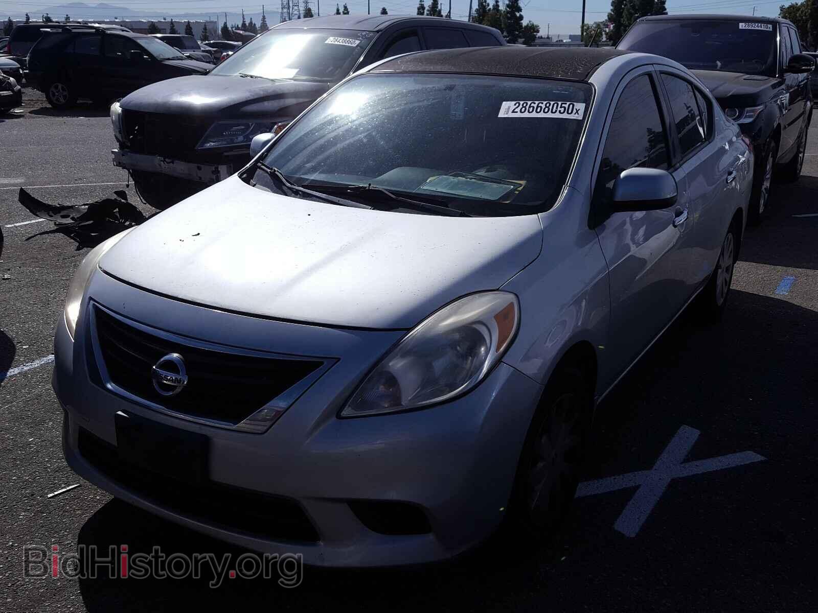 2012 NISSAN VERSA - VIN: 3N1CN7AP5CL834584 - Фото 2