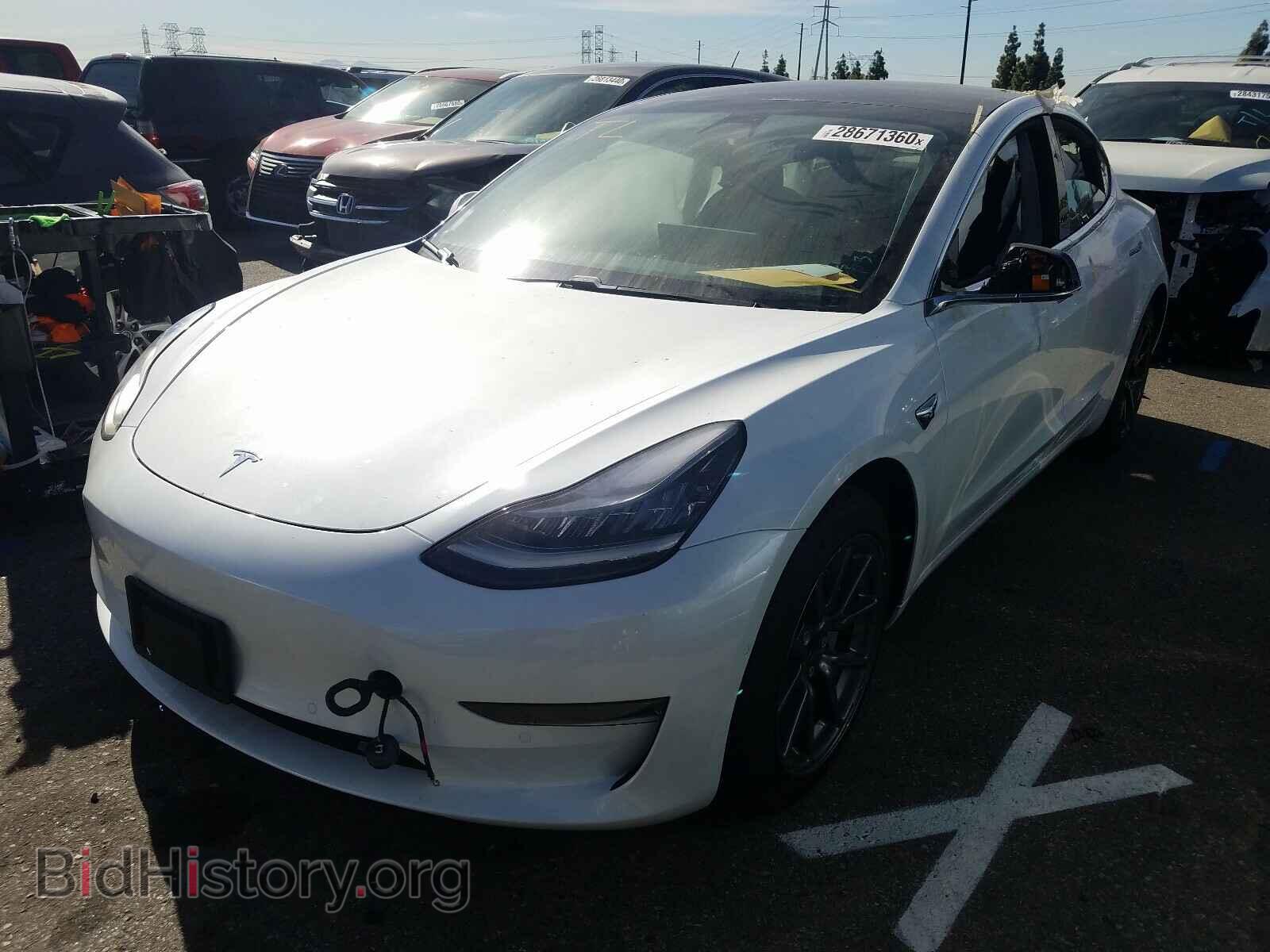 2019 TESLA MODEL 3 - VIN: 5YJ3E1EA5KF482717 - Фото 2