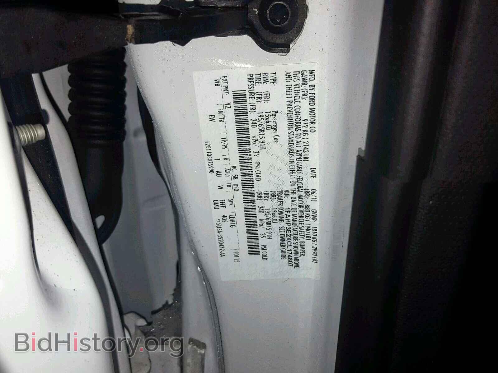 2012 FORD FOCUS - VIN: 1FAHP3E2XCL174807 - Photo 10