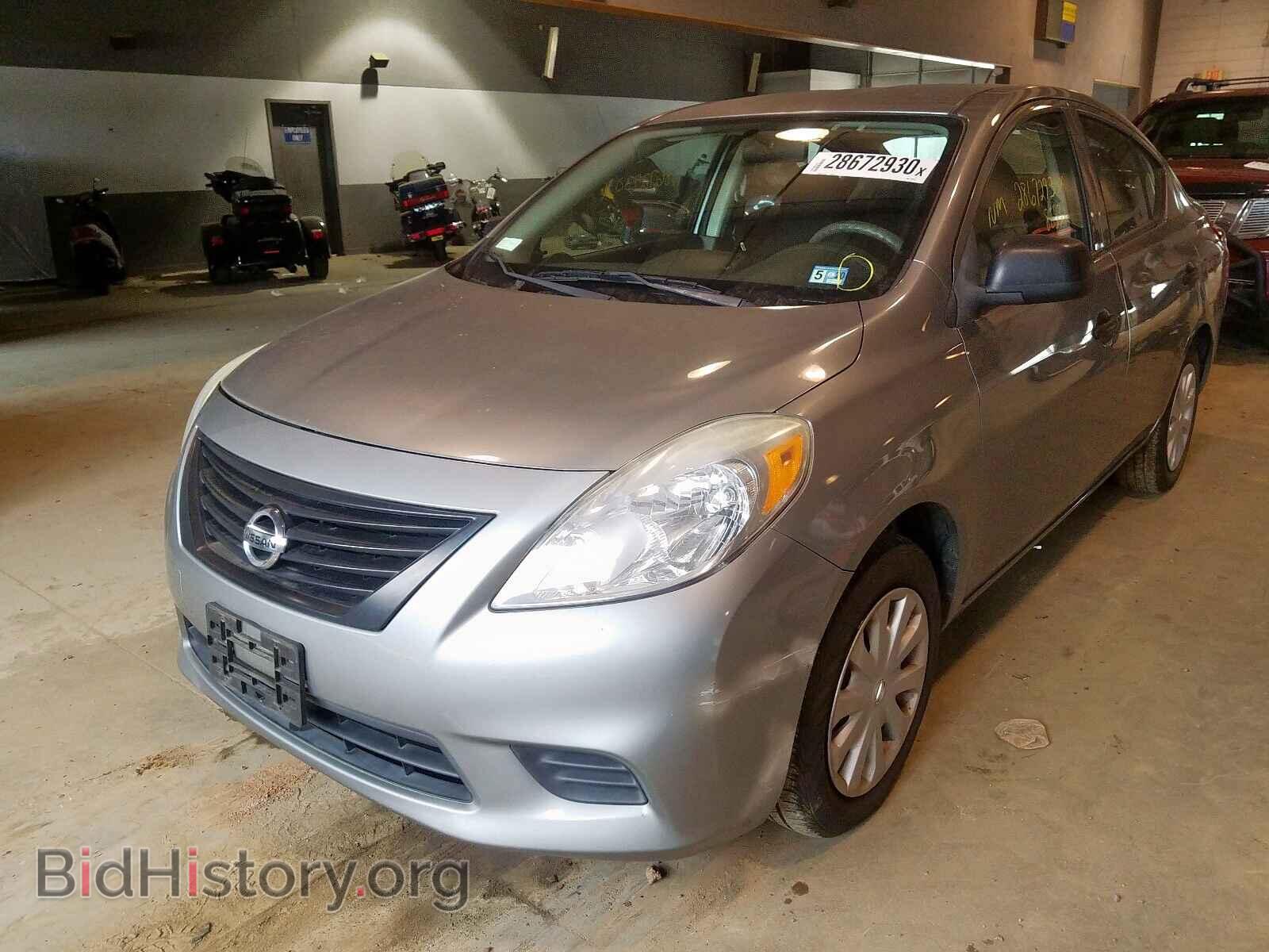 2012 NISSAN VERSA - VIN: 3N1CN7AP1CL802151 - Фото 2