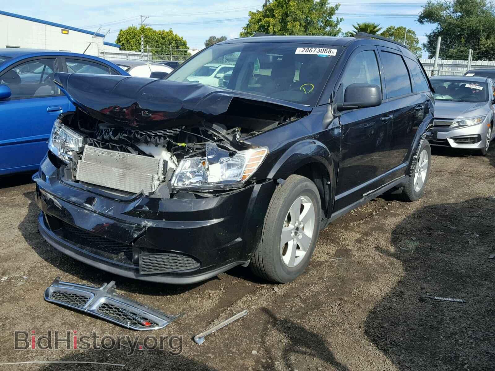 2013 DODGE JOURNEY - VIN: 3C4PDCAB2DT723538 - Фото 2