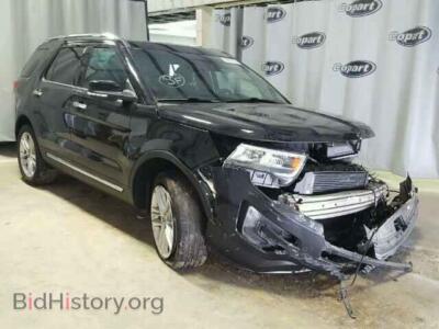 2016 Ford EXPLORER EXPLORER L, черный — VIN 1FM5K7FH7GGA23276, Copart