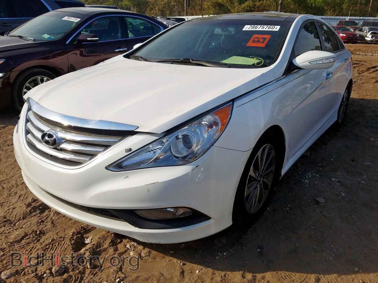 2014 HYUNDAI SONATA - VIN: 5NPEC4AC0EH828119 - Фото 2