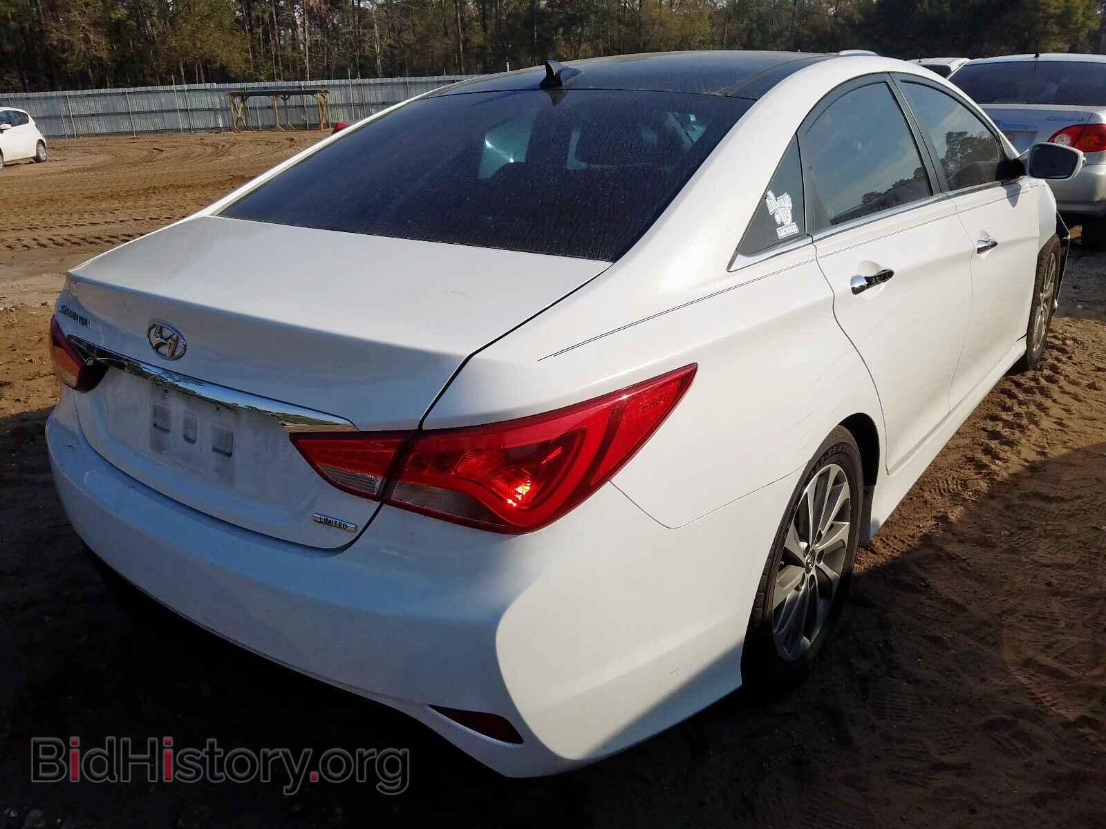 2014 HYUNDAI SONATA - VIN: 5NPEC4AC0EH828119 - Фото 4