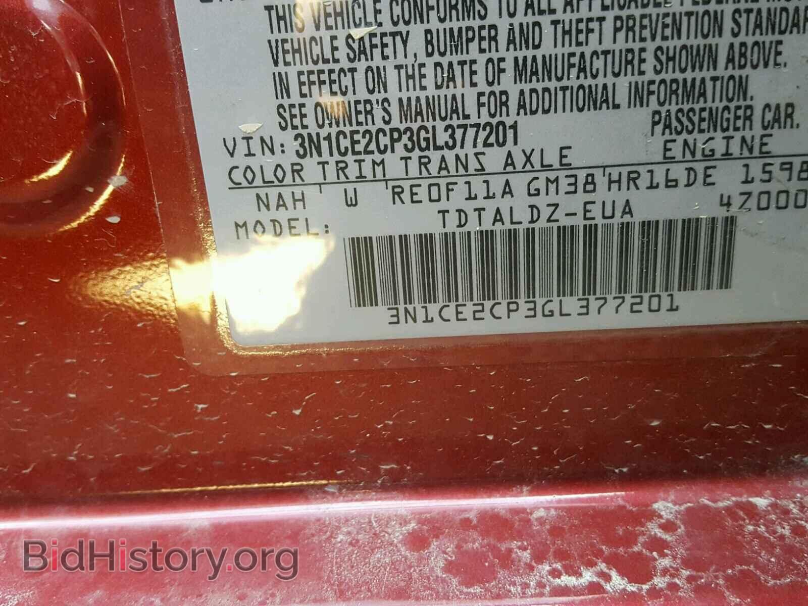 2016 NISSAN VERSA - VIN: 3N1CE2CP3GL377201 - Photo 10