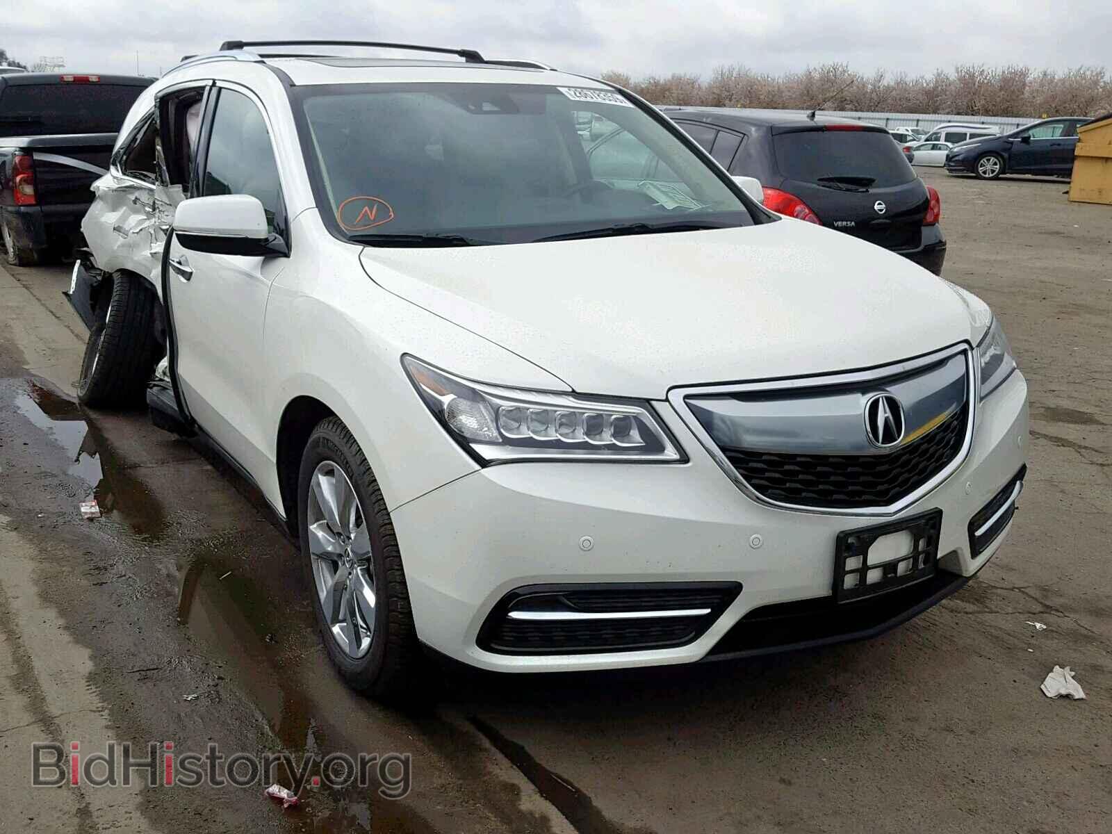 Фотография 5FRYD4H93GB049012 - ACURA MDX ADVANC 2016