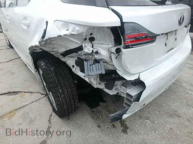 2012 LEXUS CT 200 - VIN: JTHKD5BH1C2071681 - Фото 9