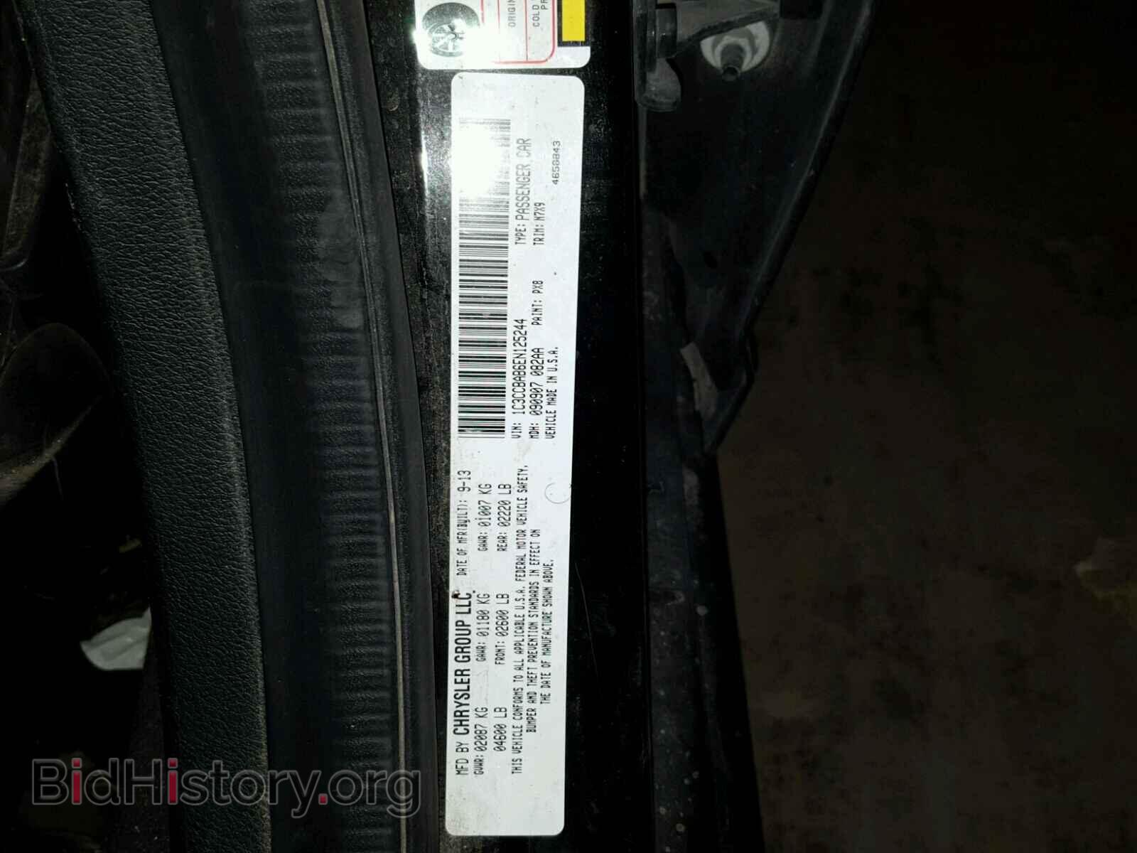 2014 CHRYSLER 200 - VIN: 1C3CCBAB6EN125244 - Фото 10