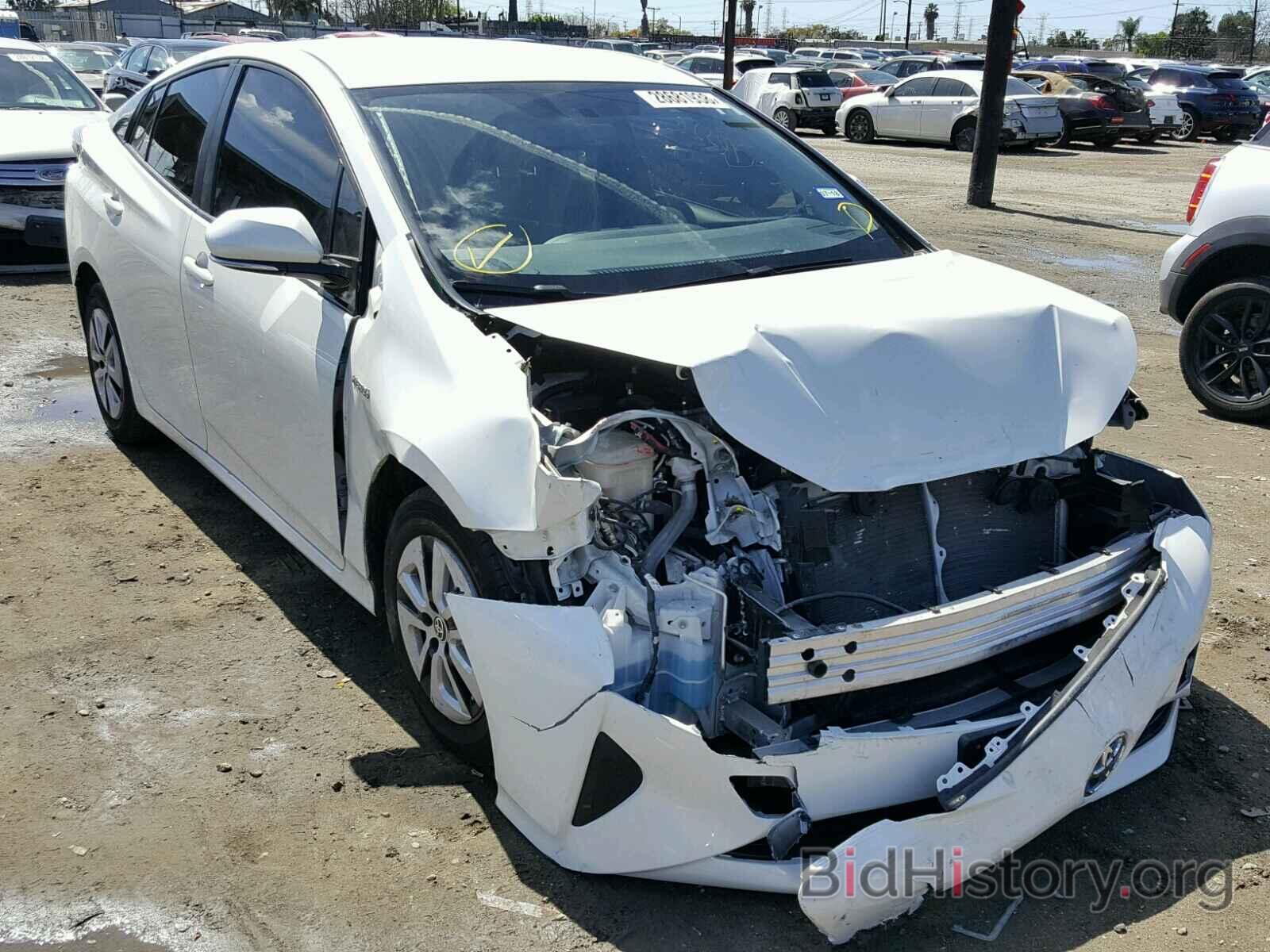 Photo JTDKARFU8G3008957 - TOYOTA PRIUS 2016