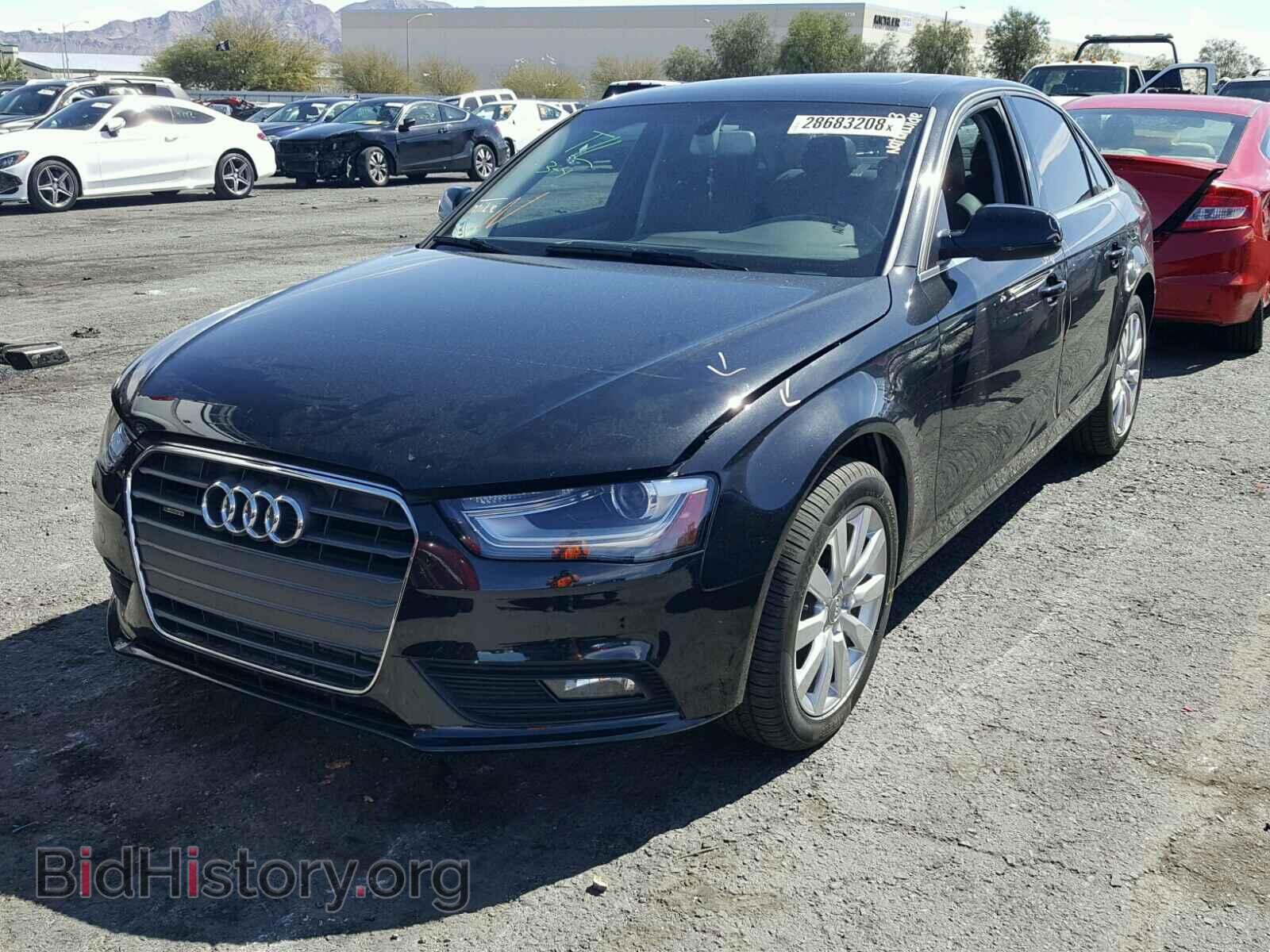 2013 AUDI A4 - VIN: WAUBFAFL2DA169965 - Фото 2