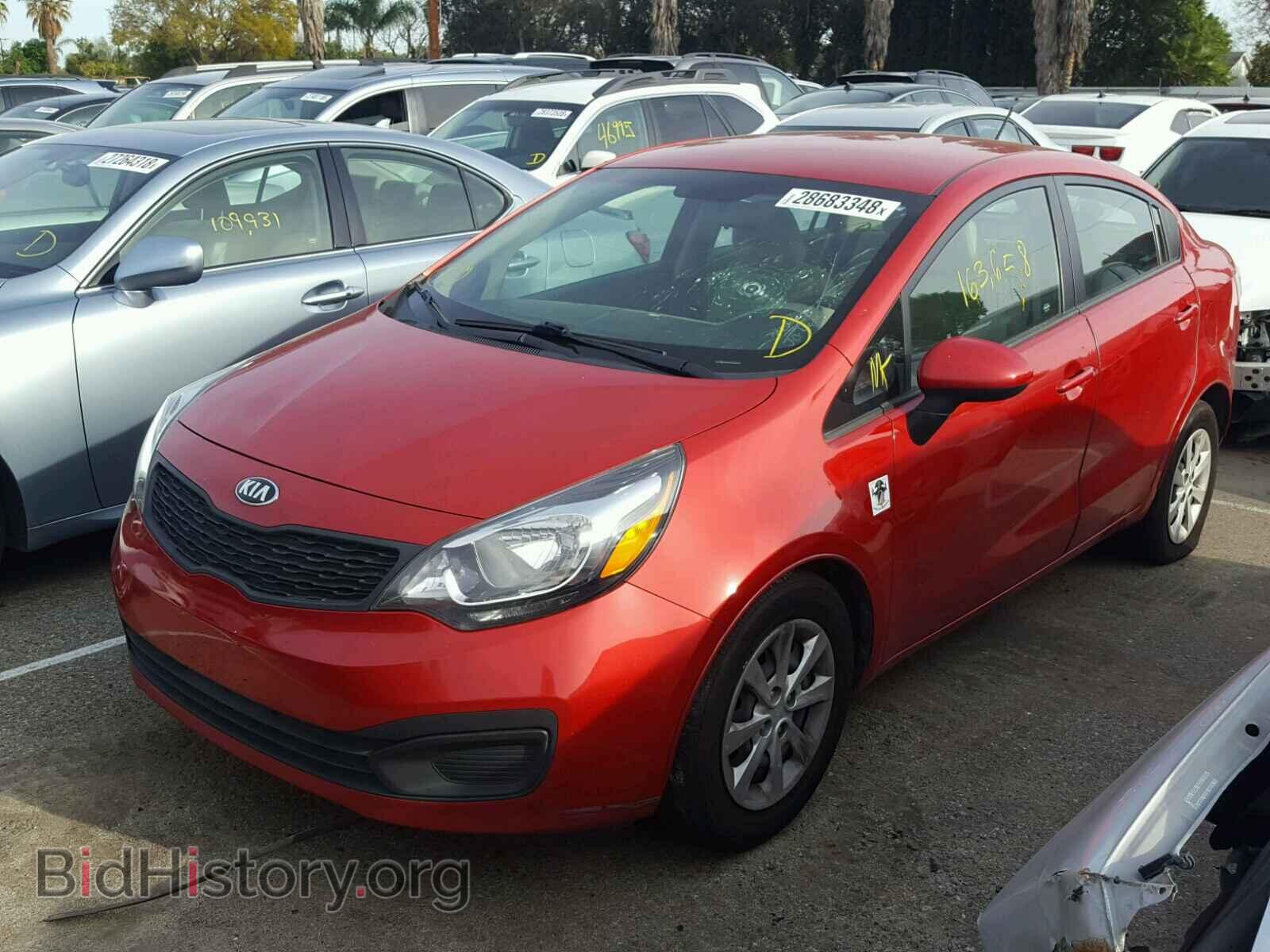 2013 KIA RIO - VIN: KNADM4A38D6309401 - Фото 2